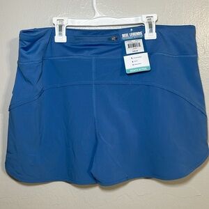 Reel Legends Womens L Beach Active 3” UPF Shorts Blue Spandex Blend Quick Dry